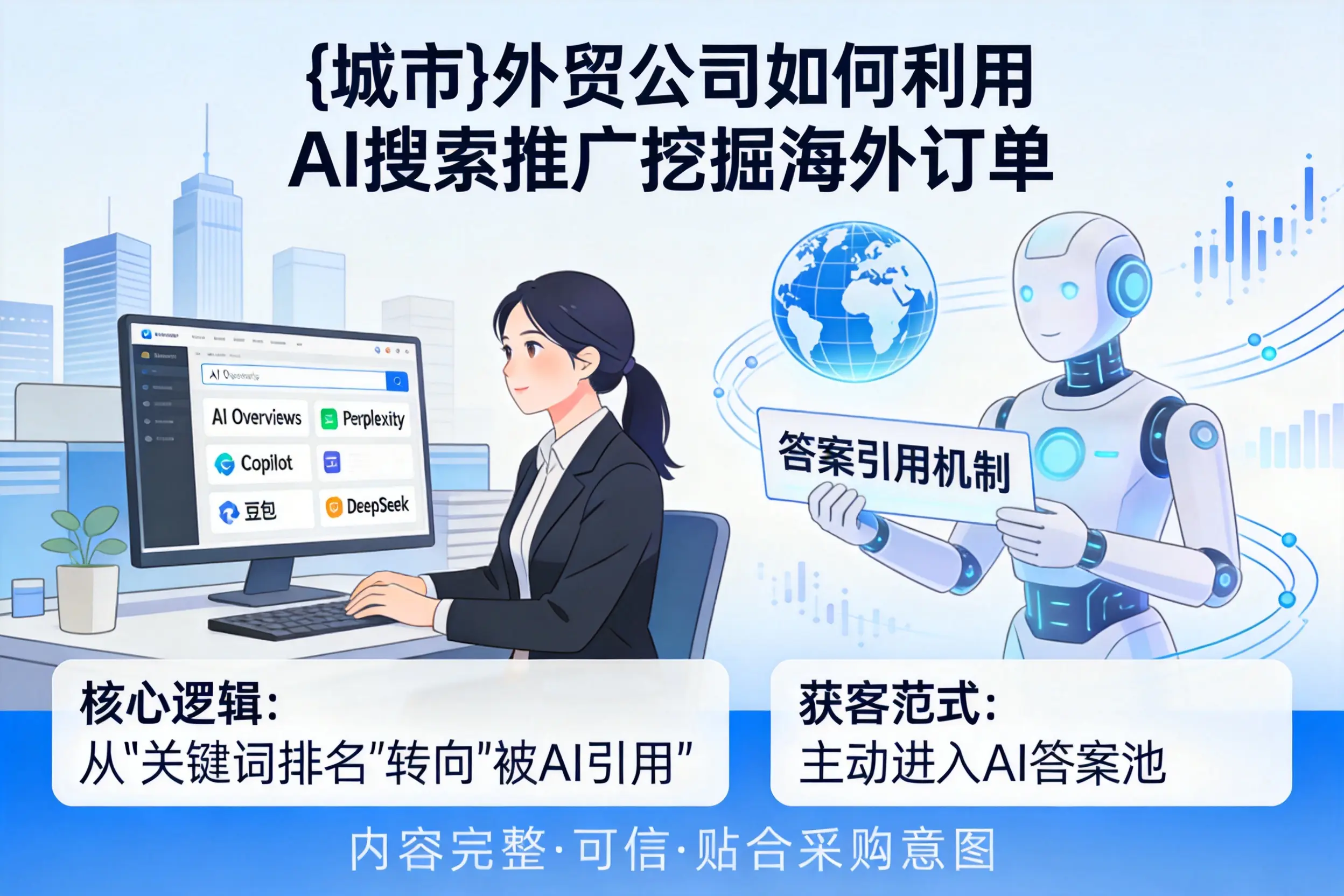 阿勒泰外贸公司如何利用AI搜索推广挖掘海外订单
