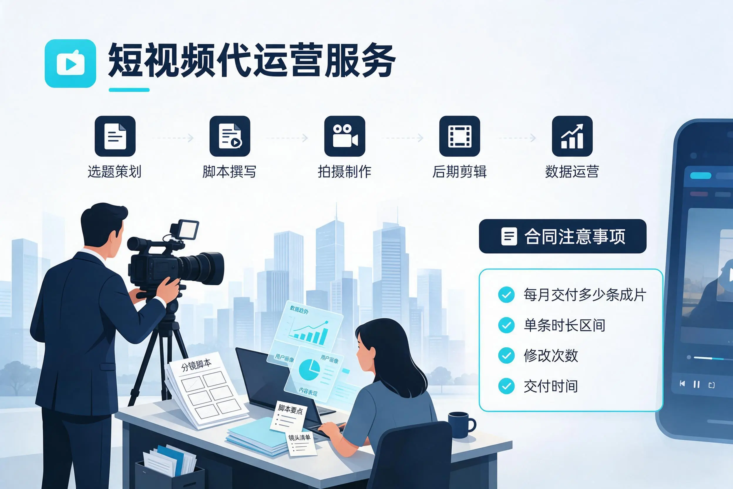 短视频代运营包含哪些服务?阿勒泰企业常见问题科普