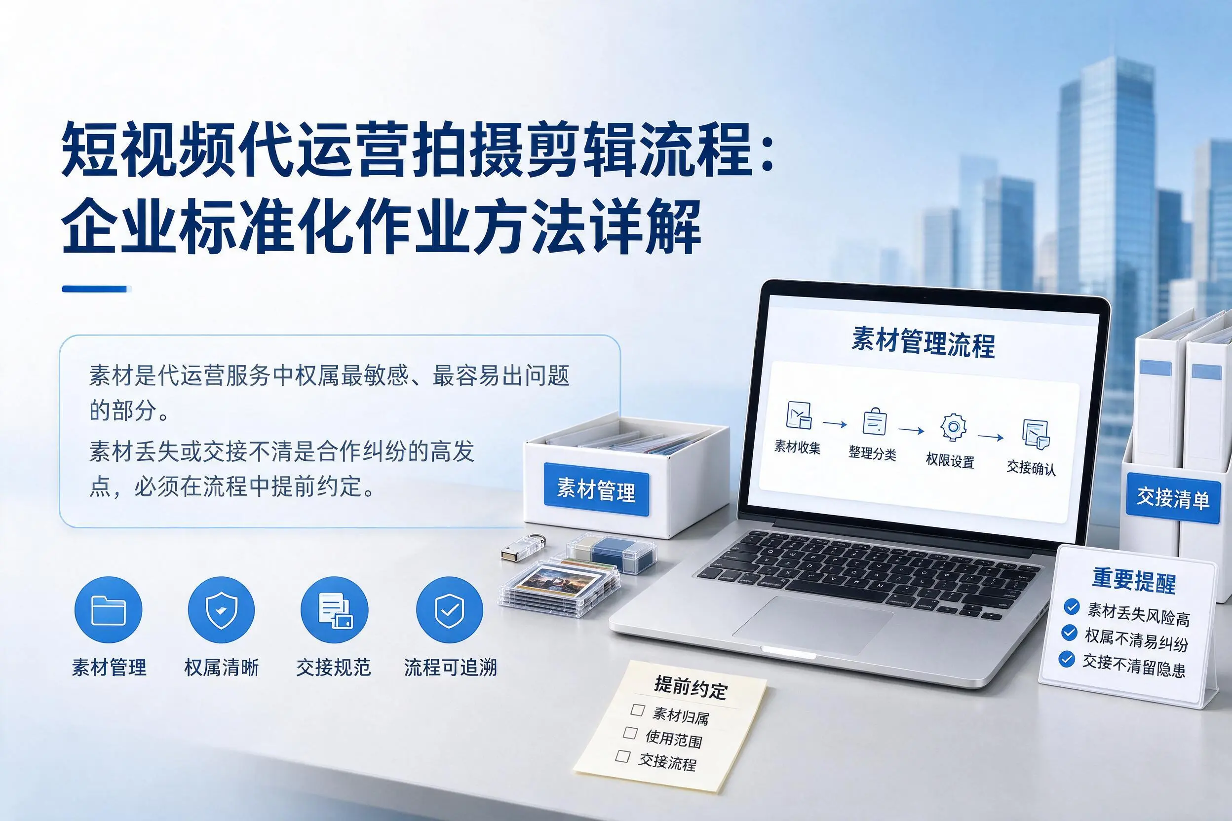 短视频代运营拍摄剪辑流程：阿勒泰企业标准化作业方法详解